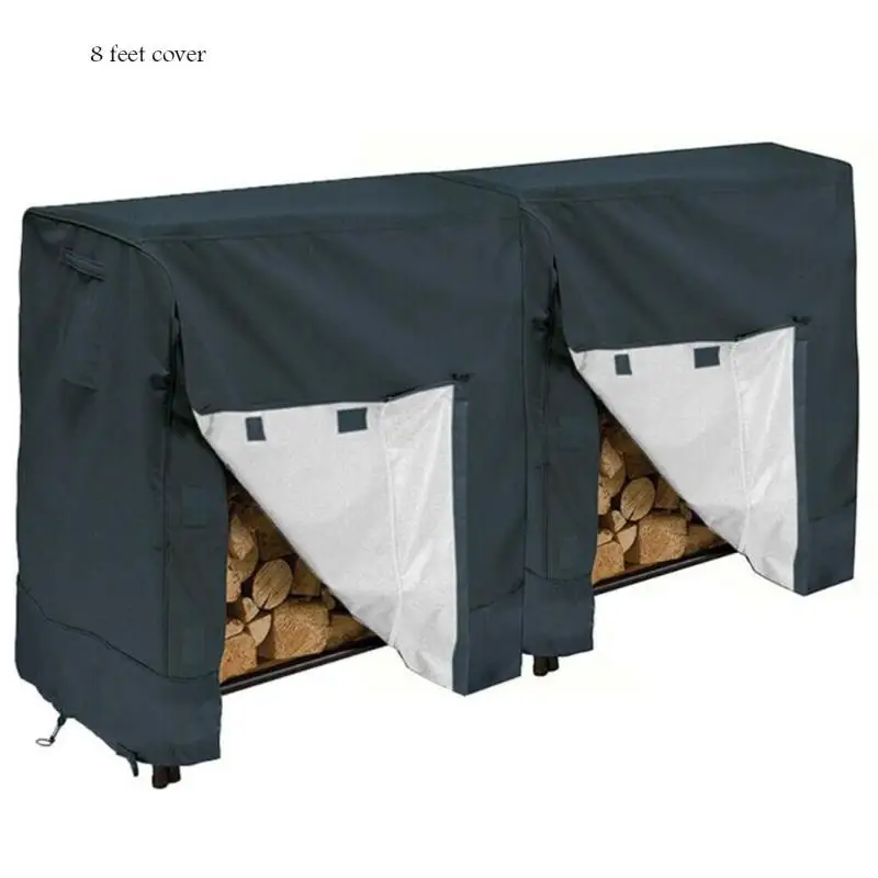 

8'' 210D Outdoor Waterproof Dust Cover Firewood Storage Bag Garden Sundries Anti Ice Frost Protector Case UV Resistant Organizer