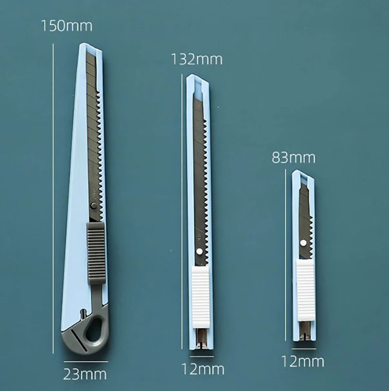 vvocci 4가지 색상 DIY 프로젝트용 캠핑 필수품 나이프 접이식 도구 아트 나이프 금속 휴대용 아트 나이프
