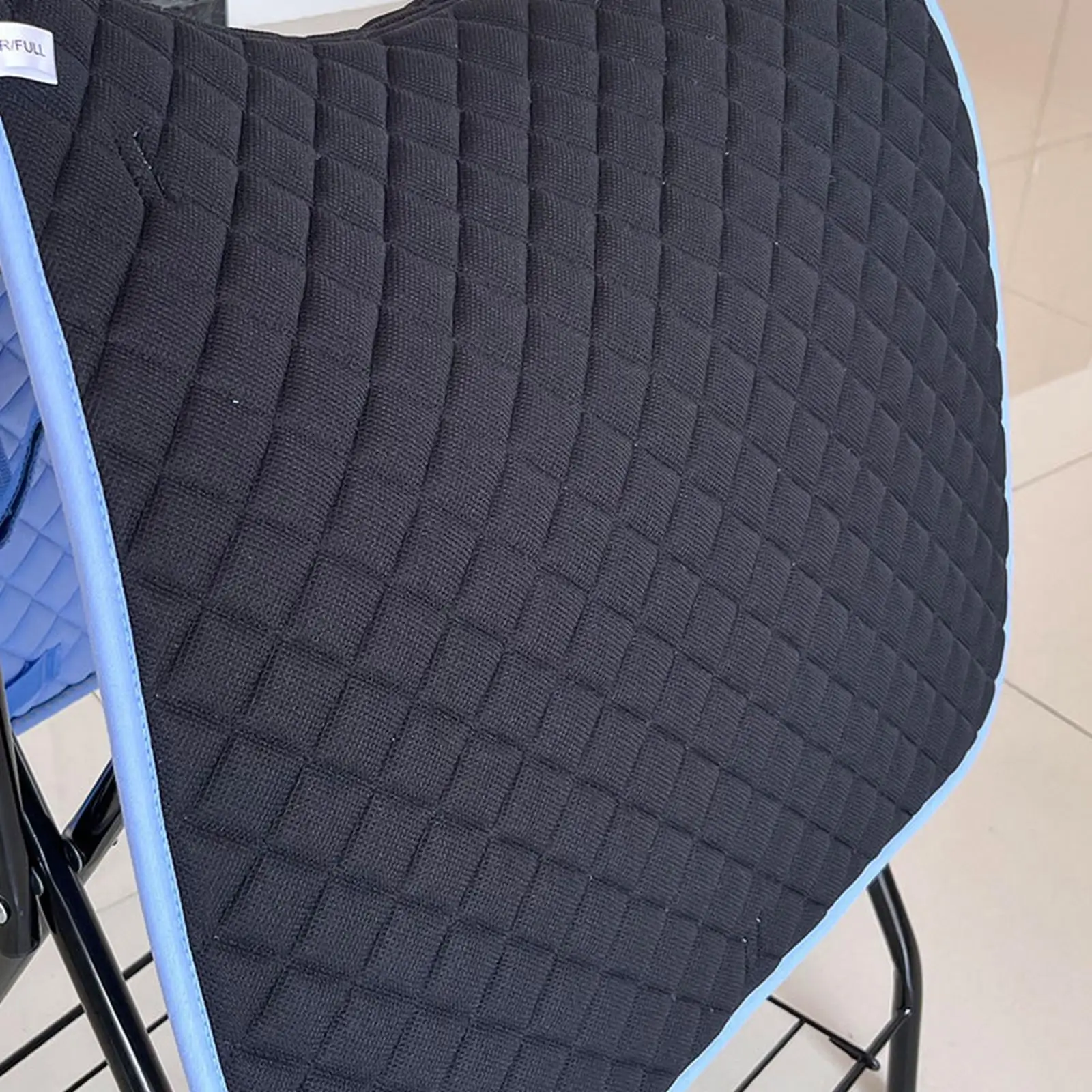 Horse Saddle Seat Pad Portable Lightweight Riding Comfort Thickened AntiSlip Protection Sponge Lining Seat Cushion Dressage Pad