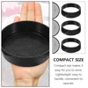 2 Sets/8pcs Gardening Sifting Pan Garden Sieve Stone Riddle Soil Sieve Set for Efficient Soil Refining and Stone Removal 4