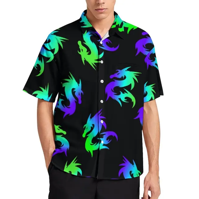 トップス HWC DRAGON PATTERNED S/S SHIRT BLACK XL HWC DRAGON PATTERNED S/S SHIRT BLACK – BlackEyePatch