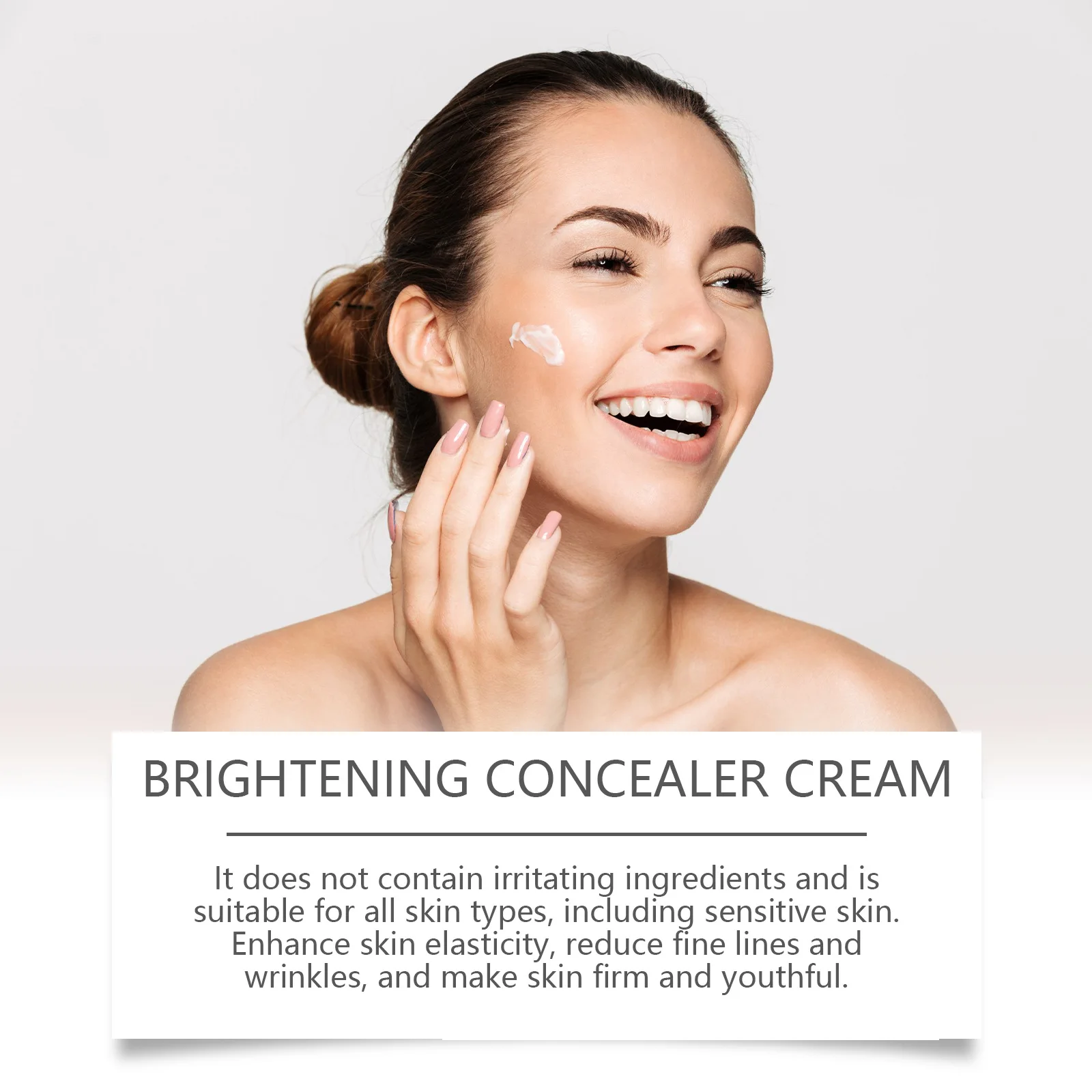 Moisturize Concealer Cream Full Coverage Waterproof Face Eye Contour Dark Circle Lightweight Smooth Oil Control Makeup Cosmetics 4