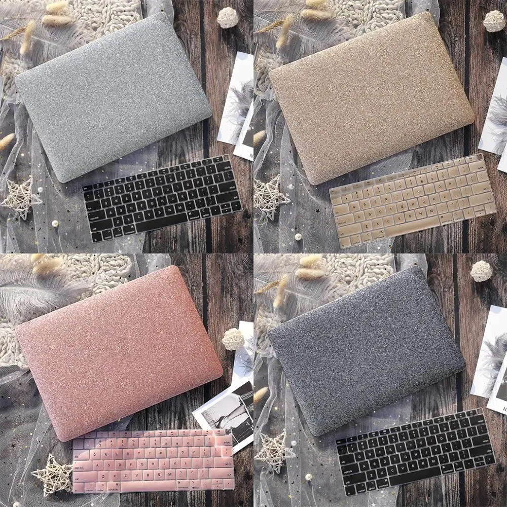 Capa de Mármore Bling para Macbook Air 13 Touch Id2023 2023 A2179 A2337 A1932 Retina Pro 13 15 Touch Bar A2159 A1990 Tampa do Teclado
