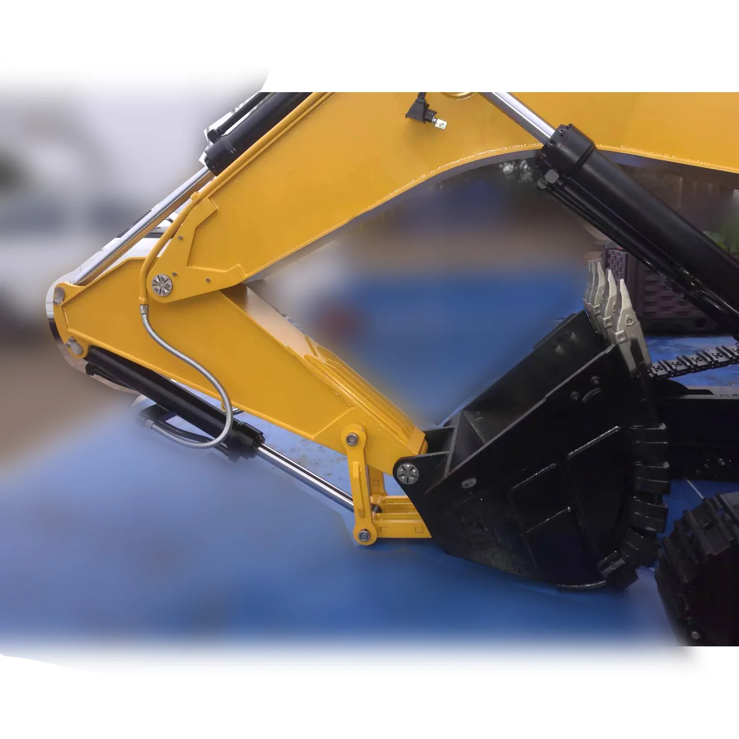 S6700f04e3cdc4fa88ed20ddeacbb4dc1t Metalowe koparka RC hydrauliczne 1/14 Carter 6015B zdalnie sterowane światła ciężarówka budowlana wyświetlacz ciekłokrystaliczny TH20437-SMT6