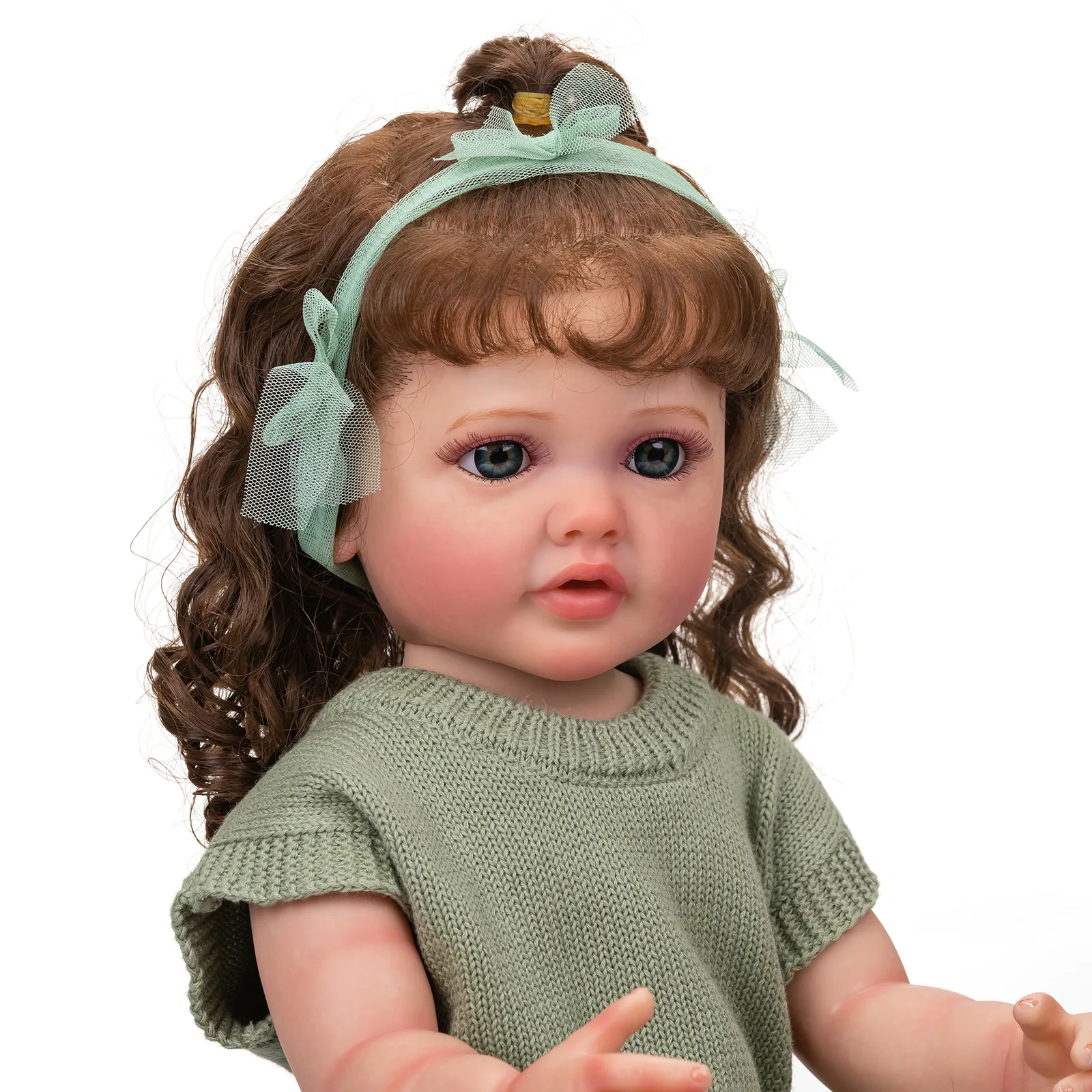 

55CM full body soft silicone vinyl Reborn Toddler Girl Betty Pretty Princess lifelike Baby Doll Christmas Gift for Girls