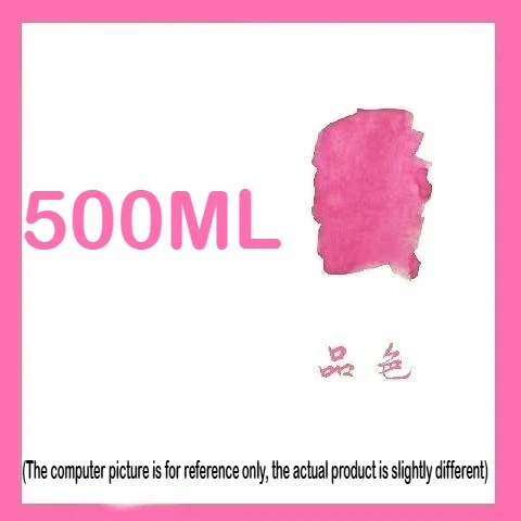 Vibrant 24-Color Fountain Pen Ink Set - 500/50ml Bottled Ink Refill for Writing and Stationery