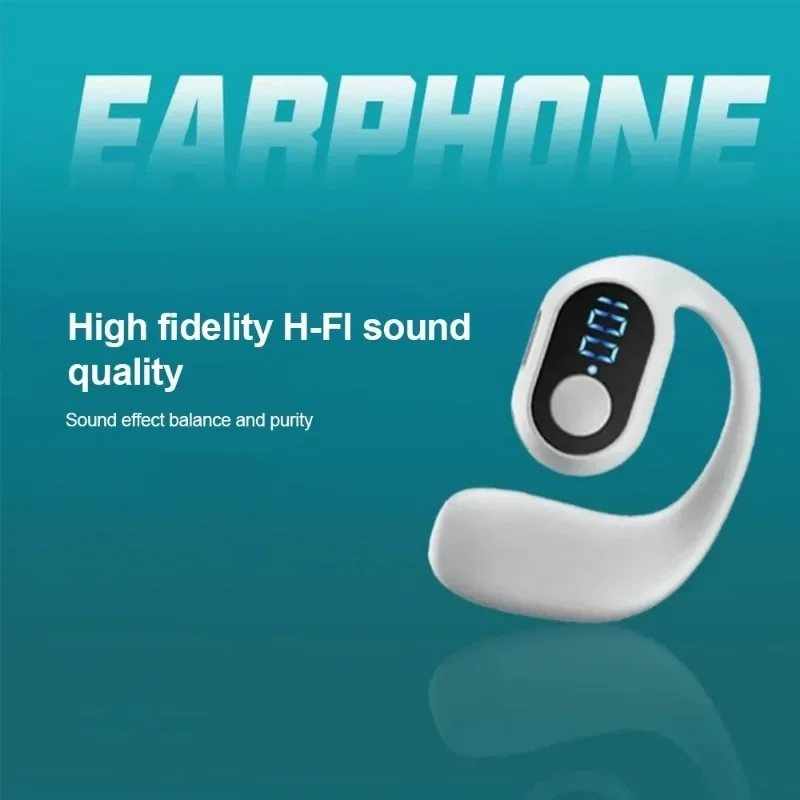 Bluetooth 5.3 Headphone TWS Wireless Ear Hook Earphone HiFi Stereo Noise Reduction Headset Waterproof Earbud for Huawi Xiami 6