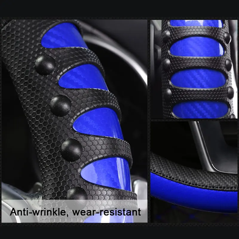 Universal Anti Skid Steering Wheel Cover with Massage Texture