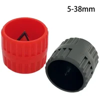 2pcs Inner-Outer Pipe Reamer Tube Pipes Deburring Tool 5 To 38mm Chamfer Reamer For Copper PVC Pipes Rough Edges Remover Tools 1