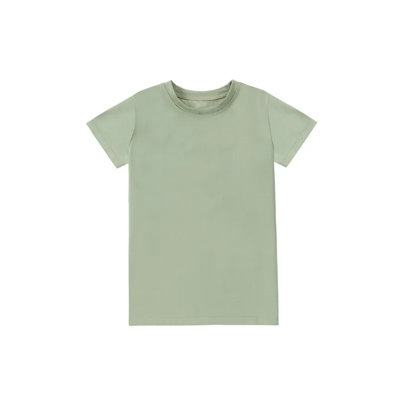 Pre-Order Washed Green Denim Fringe Collection: Kids' Fashion Cotton Apparel