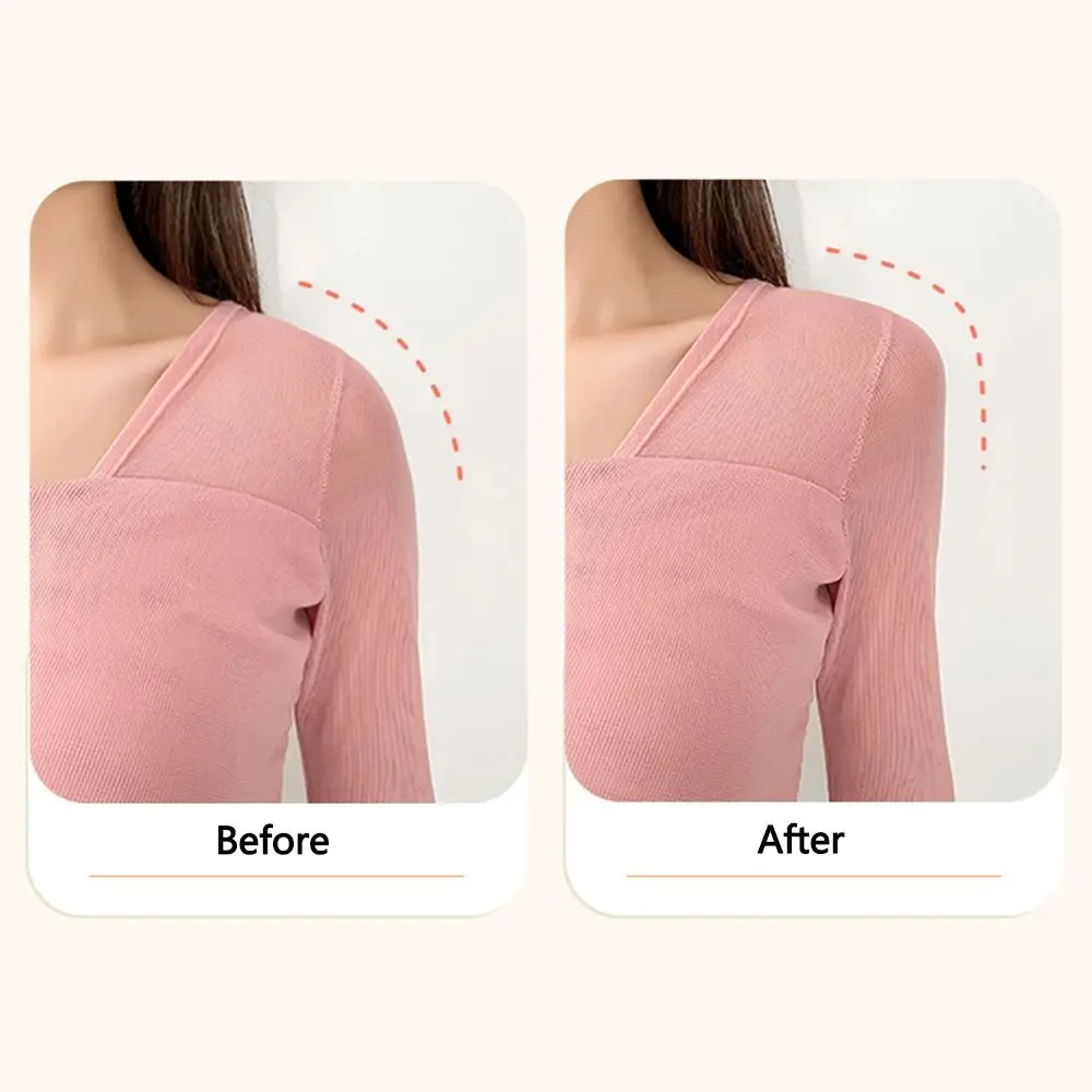 Self Adhesive Silicone Shoulder Pad Reusable Breathable Traceless Anti-Slip Sponge Invisible Shoulder Pads Clothes Sewing Tools