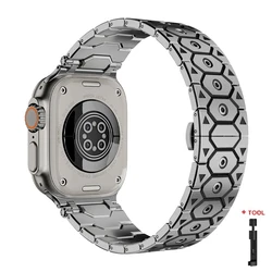 Luxurious Titanium Color Stainless Steel Watch Bracelet - S11 10 46mm (SB)