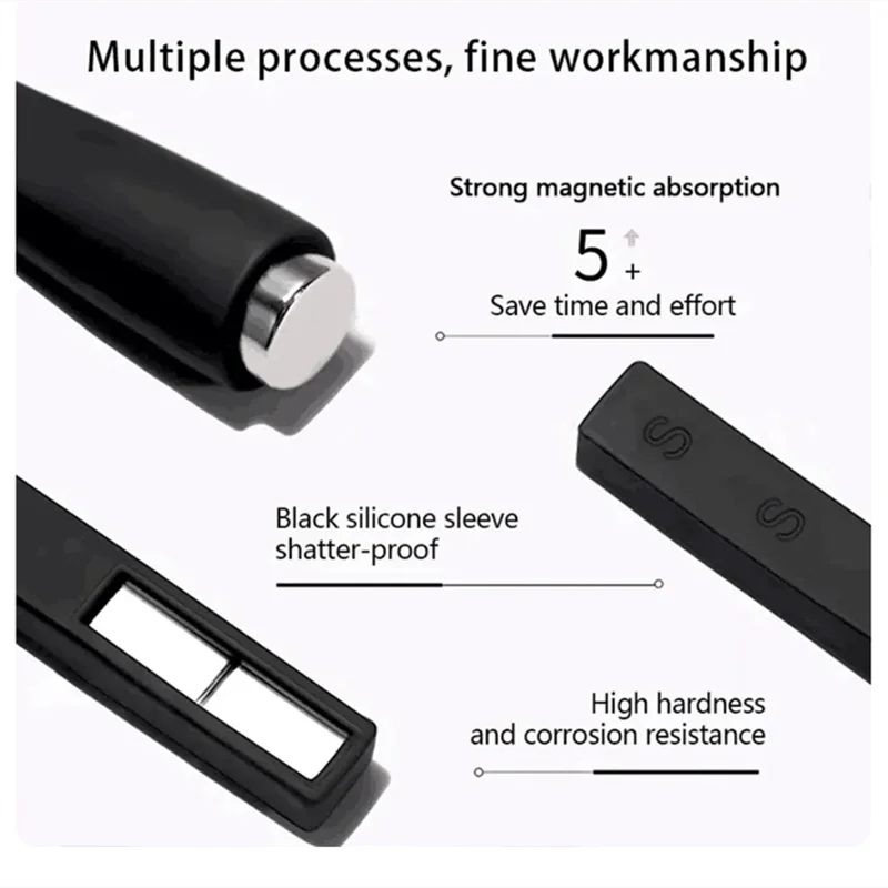 Magnetic Nail Art Tools 5 IN 1 Multi-function Cat Eye Stick Magnet Board for Nail Gel Polish Line Strip Effect Decal