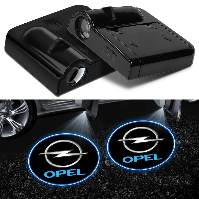 Car Door Welcome Light Car Door Welcome Light Car Projector LED Badge For Opel Ampera Corsa Astra Crossland Crossland-X Mokka Cascada Monza