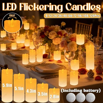 Flameless Flickering Candles 1