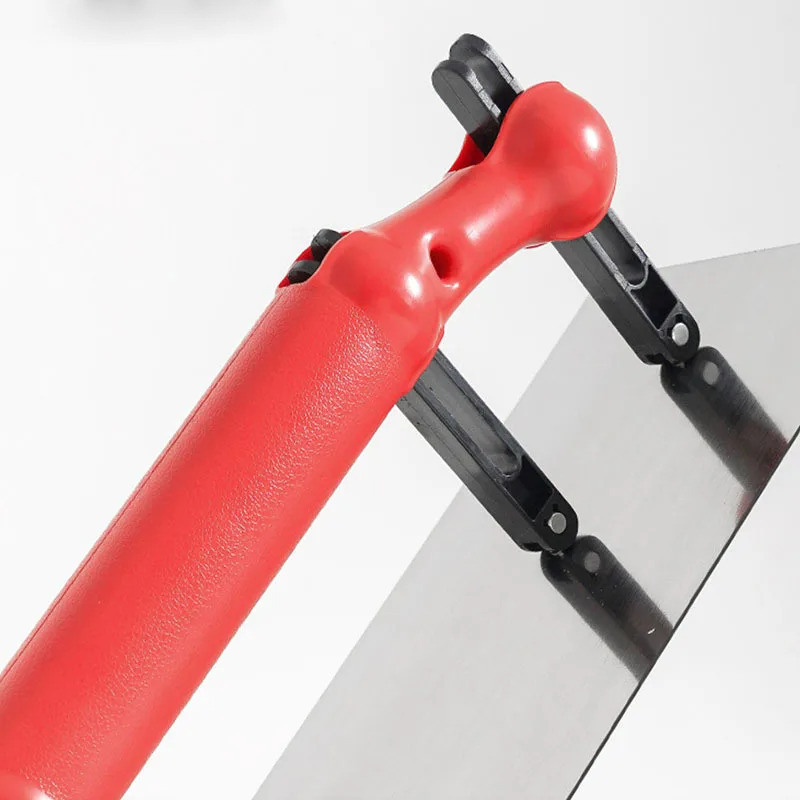 2PCS  Versatile Metal Putty Knife - Adjustable Arc Scraper & Finishing Trowel for Paint and Wallpaper Application 5