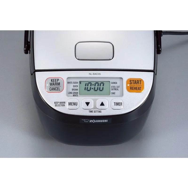 Zojirushi NL-BAC05SB Micom Rice Cooker & Warmer, Silver Black 2