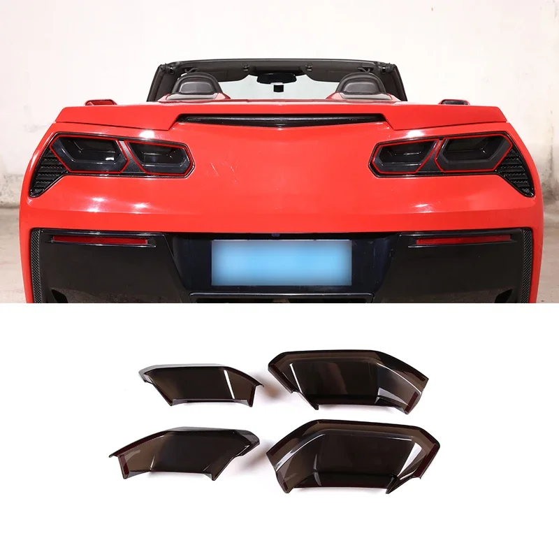

Для 2014-19 Chevrolet Corvette Z06 ABS автомобильный Стайлинг Автомобильный задний фонарь Защитная крышка наклейка автомобильный внешний Модификация аксессуары