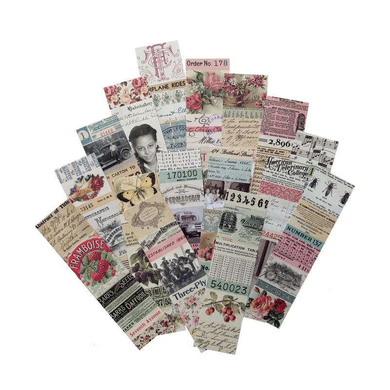 Tim Holtz Wind Bill Photo Collage Fragments Strip Art Versatile Retro Background Handheld Decoration Stickers Decorative Stickers Self Adhesive Stickers Adhesive Stickers Diy Scrapbooking Accessories