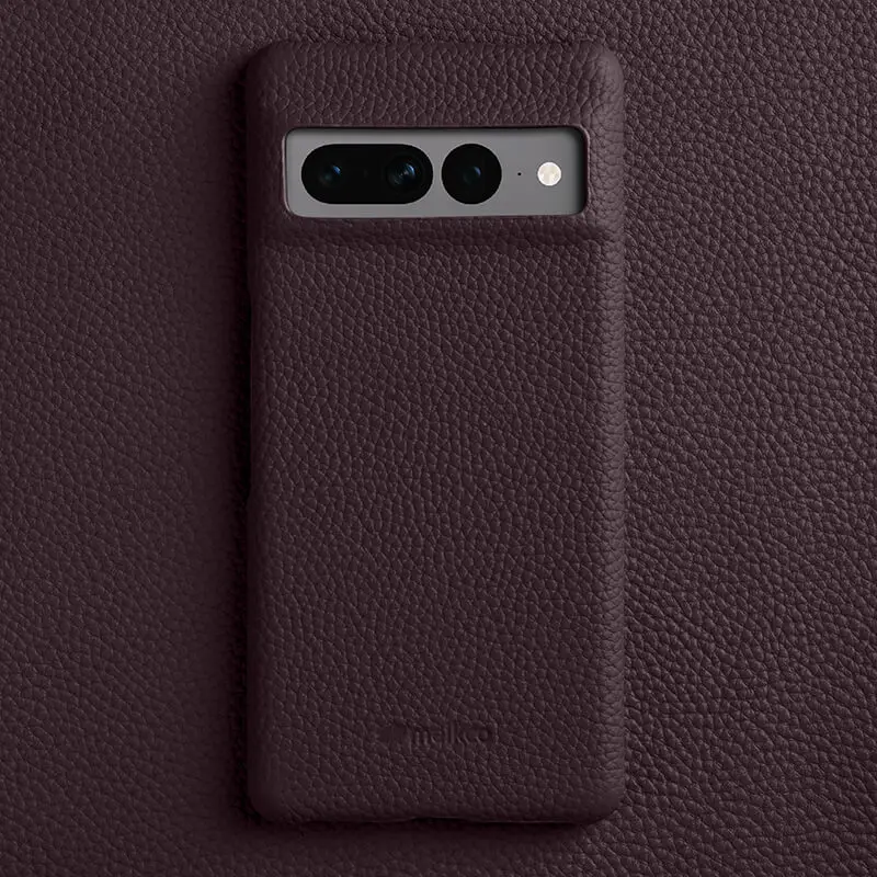 Melkco Premium Handmade Real Leather Phone Cover - Half-Wrapped Cowhide Design
