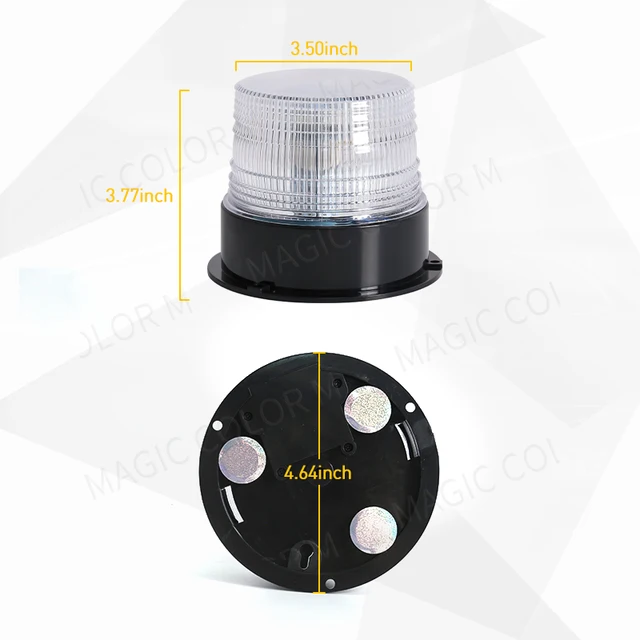 RGB LED Auto Blitz Warnleuchte Notfall Blink lampe Fernbedienung Auto Dach  für Fahrzeug LKW Mehr farben Blinker 12V