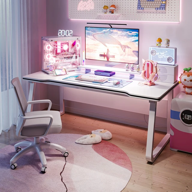 Semplice tavolo Esport Home Office scrivania per Computer scrivania per  studenti scrivania bianca per camera da letto soggiorno scrivania da gioco  mobili per la casa - AliExpress