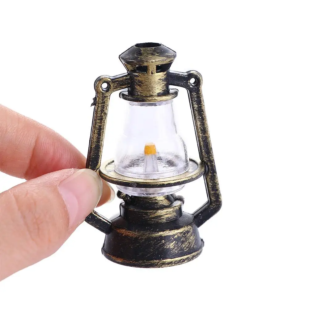 1:12 1:6 Scale Girls Living Room   House Decor Dollhouse Accessories Oil Lamp Scene Ornaments  Lantern  Doll