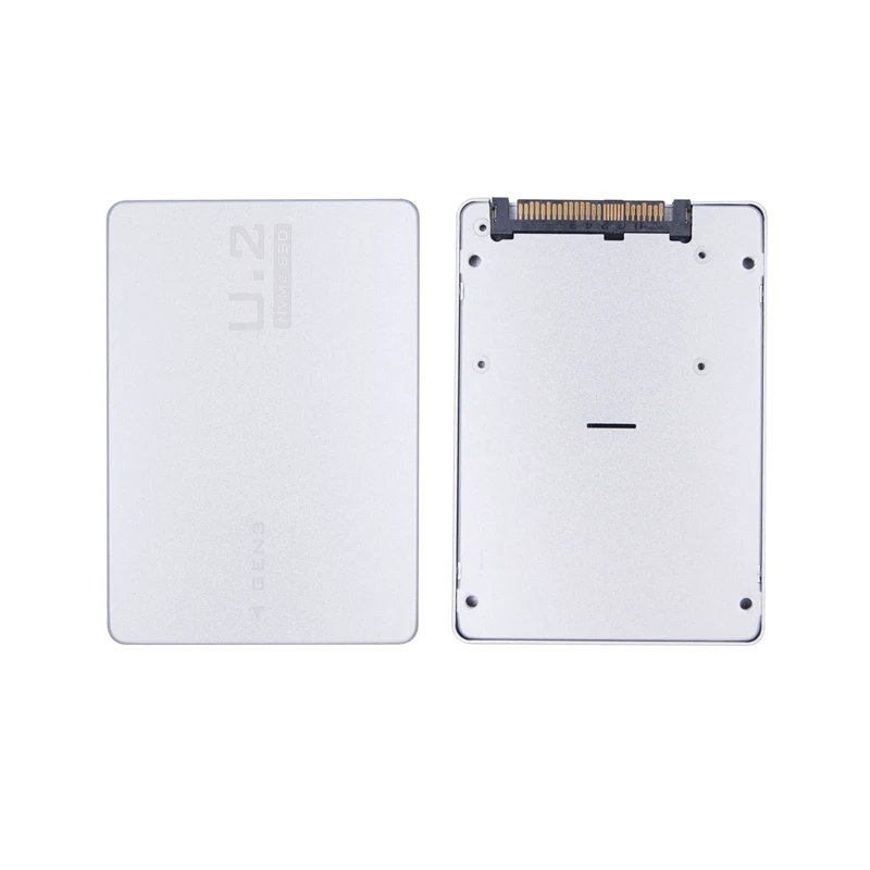 M.2 SSD to U.2 Adapter 2 in 1 M.2 NVMe SATA-Bus NGFF SSD to PCI-e U.2 SFF-8639 PCIe M2 Adapter Converter for Desktop Computers — view 5