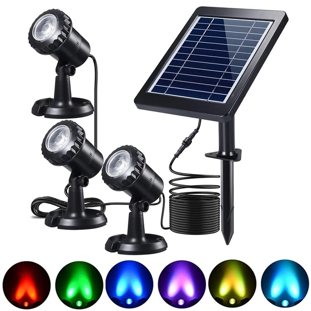 Solar LED Underwater Light Waterproof IP65 Outdoor Swimming Pool Lamps for  Home Garden Aquarium Pond Lawn Landscape Decoration - AliExpress