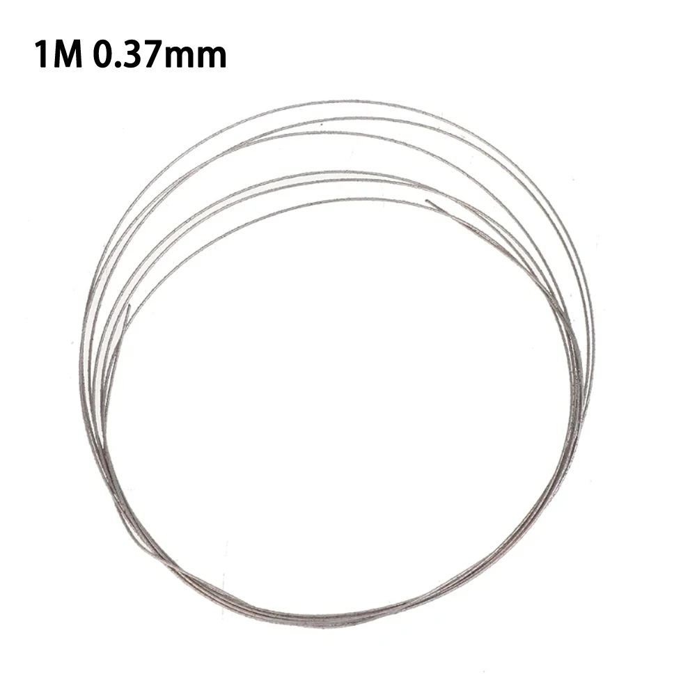 1/2pcs1M 0.26 0.37mm Wire Saw Blades Diamond Cutting For Jade Glass Rock Stone Ceramic Wooden Metal DIY Cutting Hand Tool