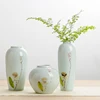 Jingdezhen Hand-painted Vase Zen Ceramic Decorative Ornaments New Chinese Style Small Flower Arrangement 3