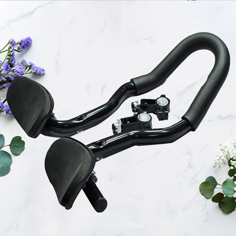 

Mountain Bike Cycling Aero Handlebars MTB Aluminum Alloy Aero Handlebar Rest Handle Bar (Integrated Rest Bar)
