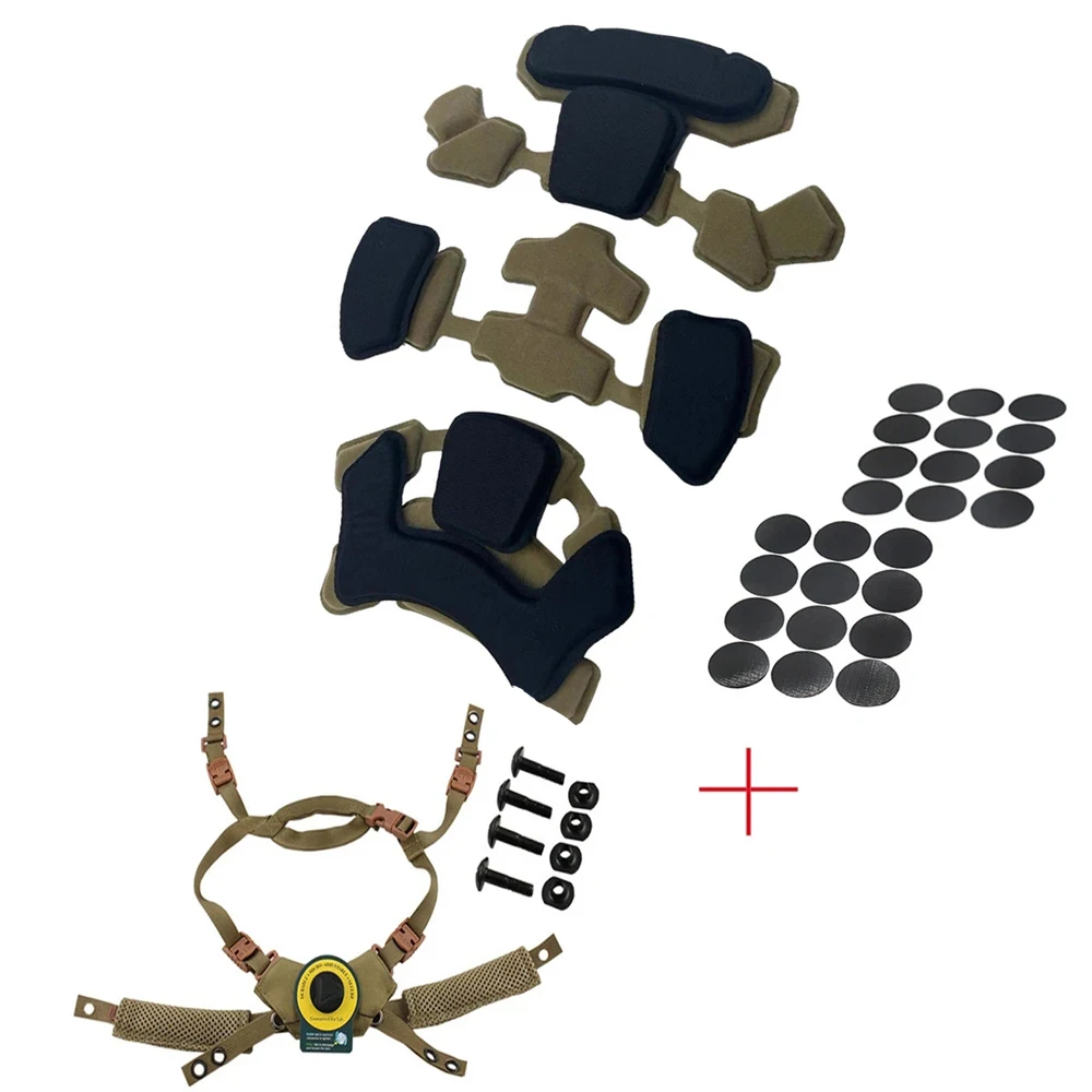 thumbnail image 1 of Sistema de suspensión para casco Wendy, cordón táctico ajustable para casco, accesorio para casco FAST MIC, almohadilla de espuma viscoelástica Gen 3, 1 of 4