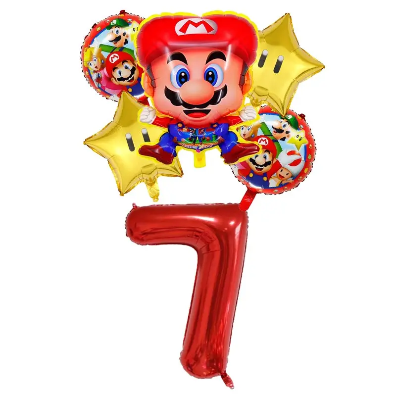 number balloon 7