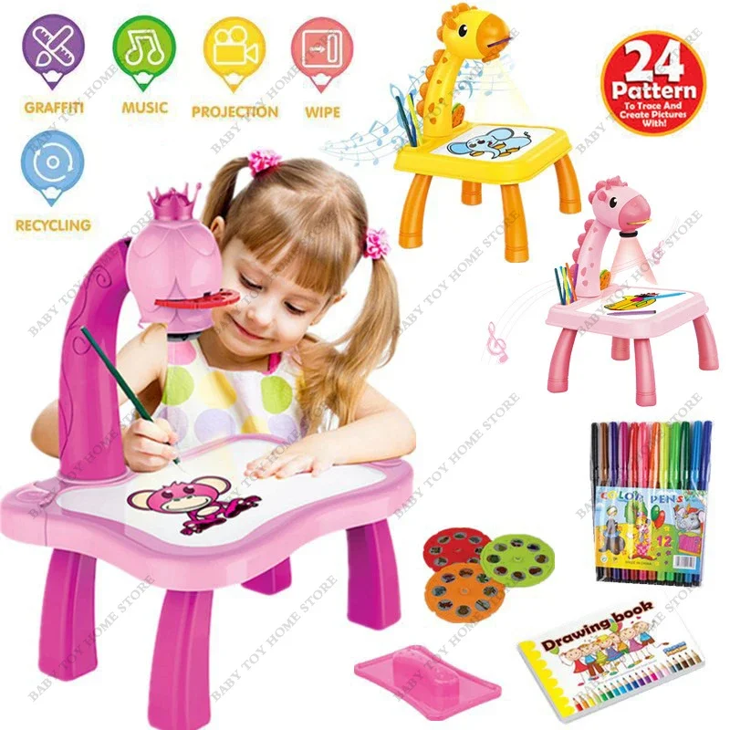 Kids Educational Toys Painting Tool Set Drawing  Painting Set Children  Gift - Drawing Toys - Aliexpress