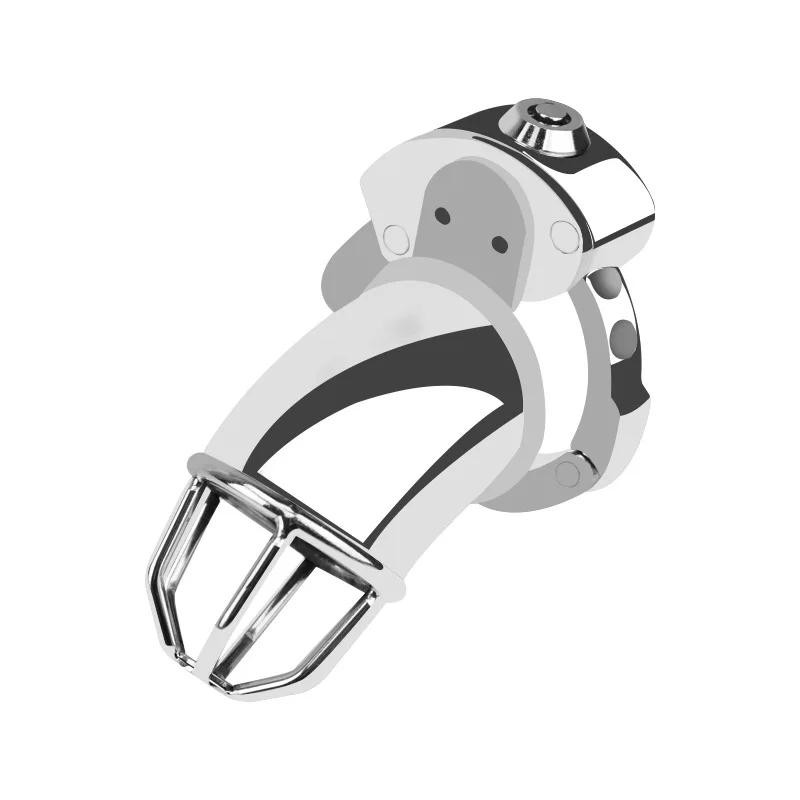 Metal Chastity Cock Cage for Men Penis Lock Adjustable Penis Ring Chastity Device Couple Sex Games Adult Toys Cock Ring penis chastity cage chastity lock sex toy penis cock ring male female sex toy