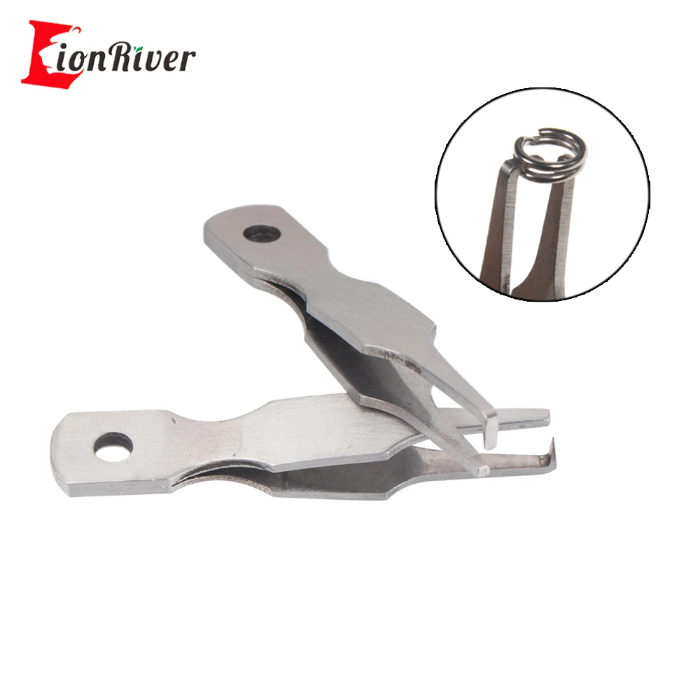 Lionriver 6cm/8.5g Mini Size Fishing Pliers Stainless Steel Quick Split  Rings Opener Double Loop Ring Rigging Tool - AliExpress