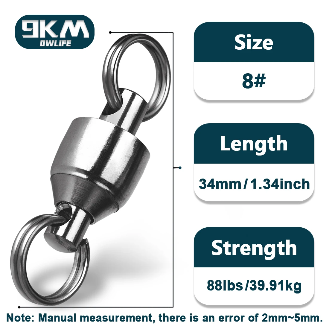 Size8  88LB 34MM