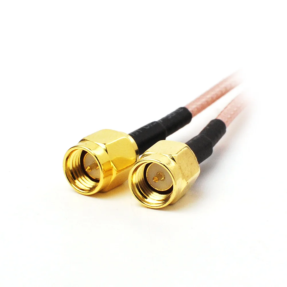Superbat SMA Female to Dual SMA Male Cable 15cm 6 inch 4G LTE Antenna Adapter Splitter Cable for Wireless Router CPE Hotspot