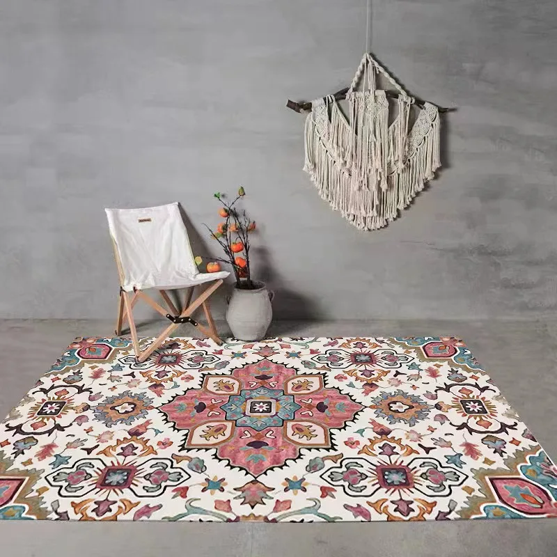 American Country Style Shaggy Carpet For Living Room Bedroom Bedside Entryway shaggy rugs