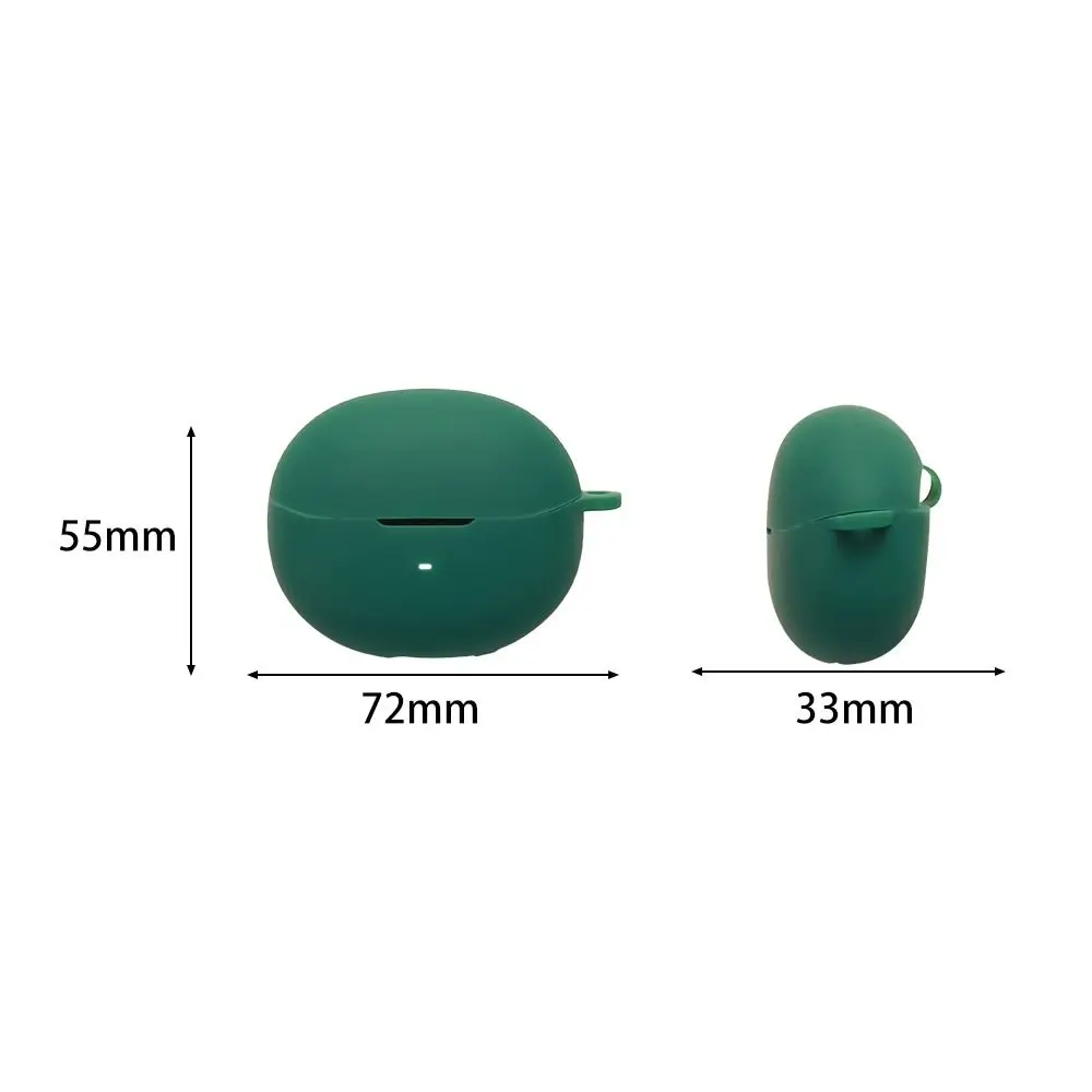 Anti-fall Earphone Case Silicone Dustproof Earbuds Cover Shockproof Anti Scratch Headphone Protective Case for QCY MeloBuds N70