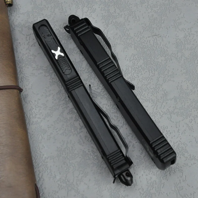 UTX UT 85 Series Micro OTF TechKnife Ultra M390 Blade Camping Outdoor Self Defense Pocketknives CNC Aluminum Handle EDC Tools 2