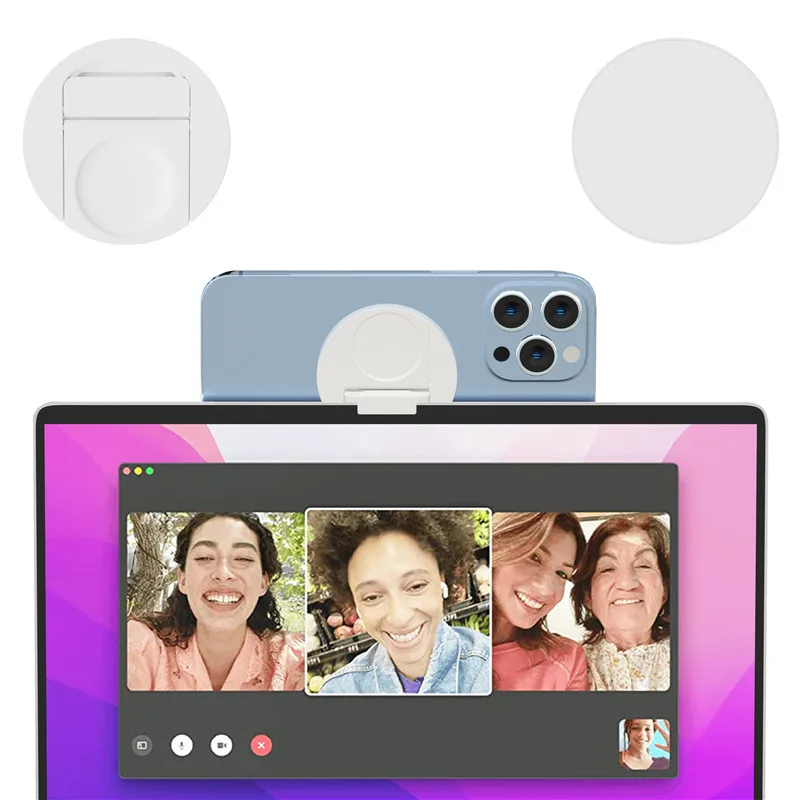 Magnetic Phone Holder Continuity Camera Mount Bracket Ring Support Holder for IOS 16.0 Macbook Macos Ventura for Iphone14 13 12