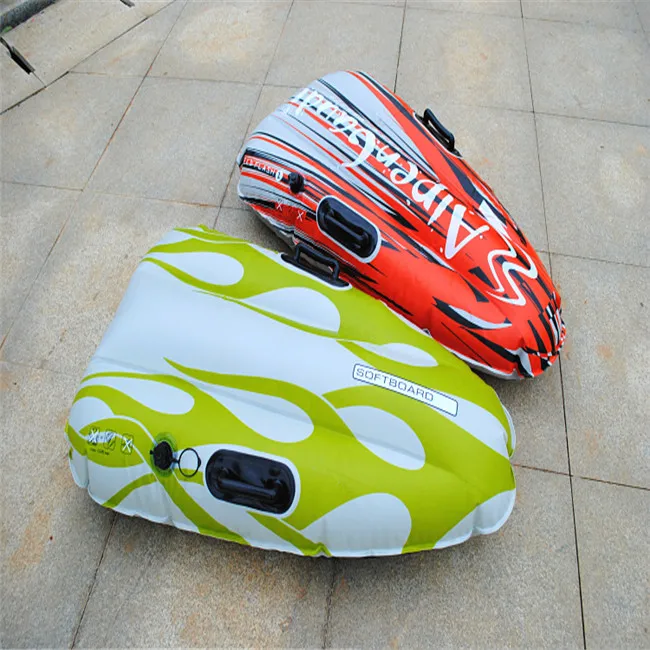 Double inflatable snow sled, inflatable snow car for kids