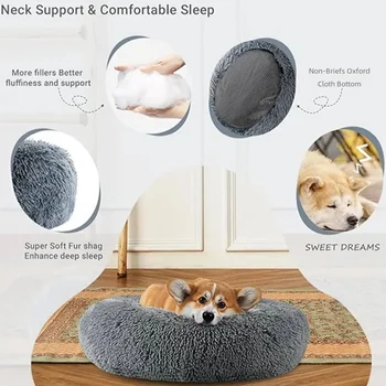 Round Pet Bed 4
