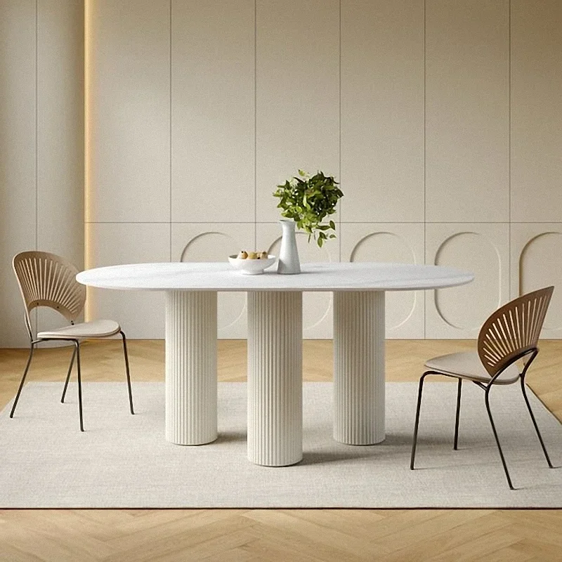 

Современный белый обеденный стол простой дизайн роскошный стол для кабинета в гостиную в скандинавском стиле администратор стол мебель HD50CZ
