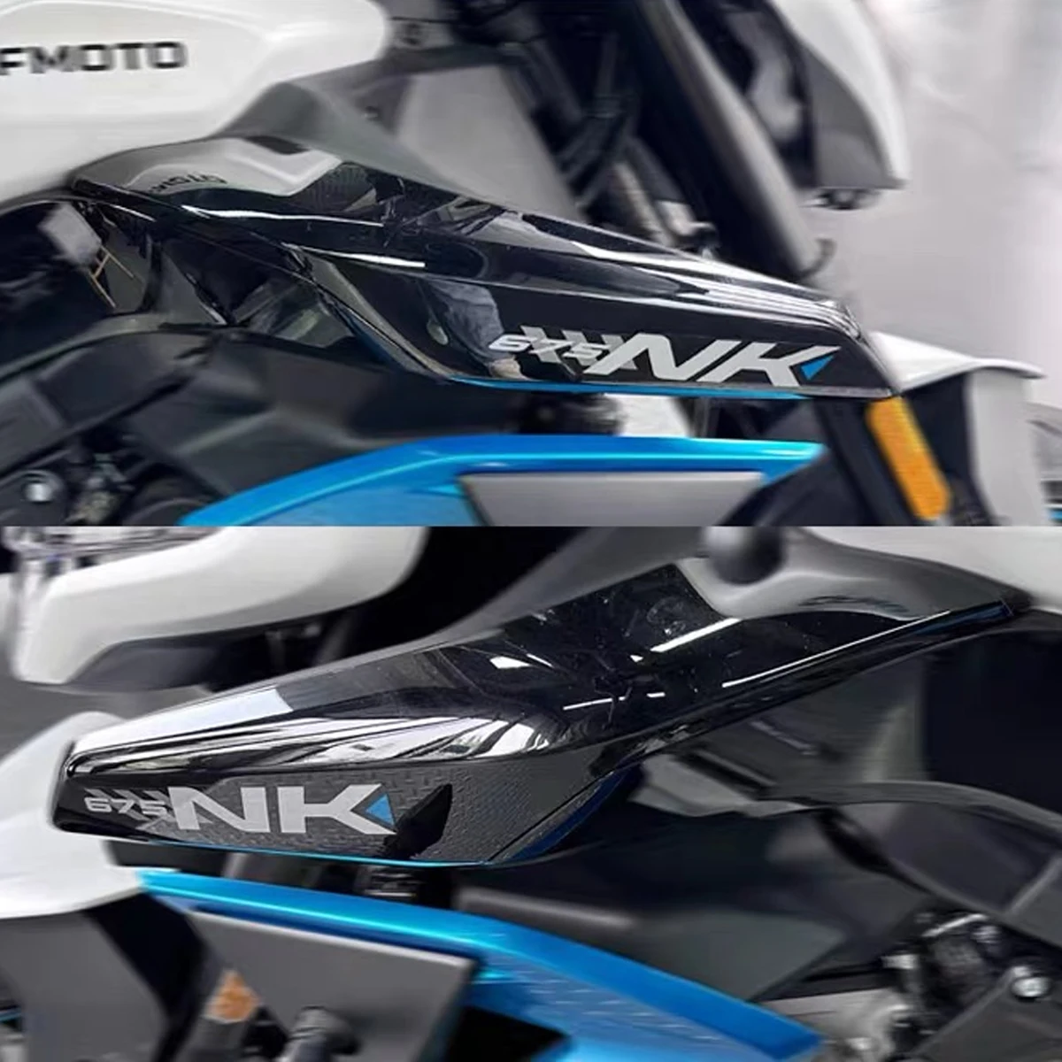 오토바이 675-NK 바디 앞 좌측 우측 장식 패널 보호 커버 측면 패널 연료 탱크 커버 CFMOTO 675NK에 적합