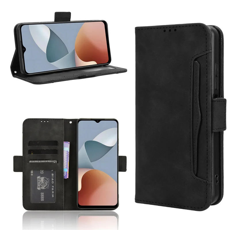 For ZTE Blade A54 Case Premium Leather Wallet Leather Flip Multi-card slot Cover For ZTE Blade A54 A 54 BladeA54 Phone Case