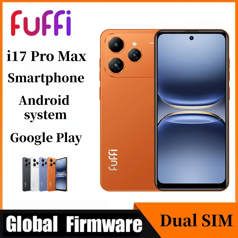 Smartphone FUFFI Global Vision I17 Pro Max Android 5800mAh 8G RAM 512GB ROM 6,56 pouces 720x1612HD 24+48MP Réseau 5G