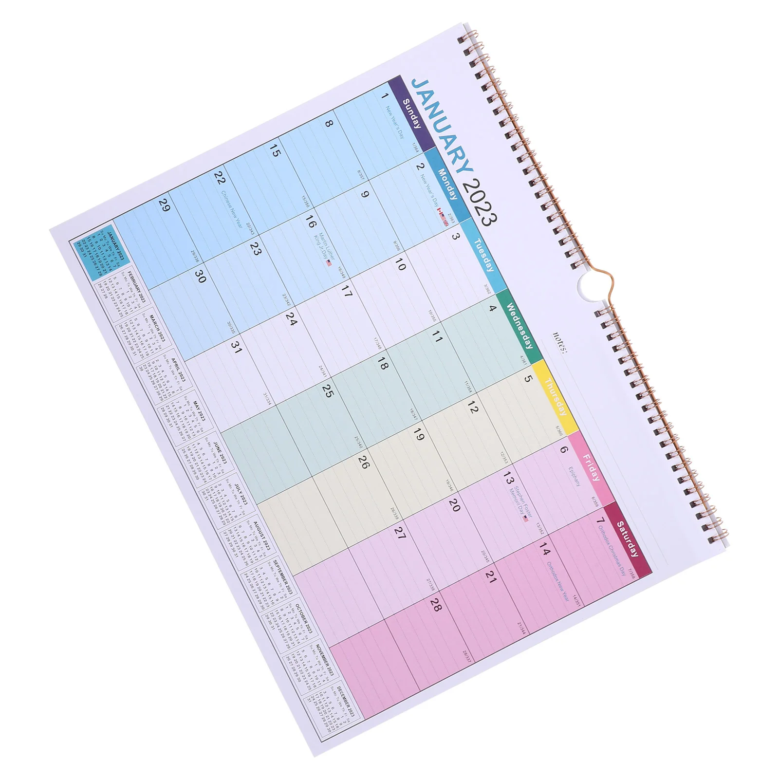 

Календарь, настенный ежемесячный подвесной планировщик, офисный график, учебный год, вертикальный блокнот, ламинированный стол